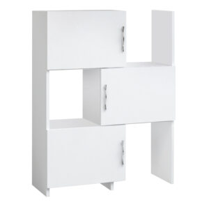 Ντουλάπι κουζίνας - μπάνιου Anna Megapap χρώμα λευκό 65x31,5x89,8εκ.