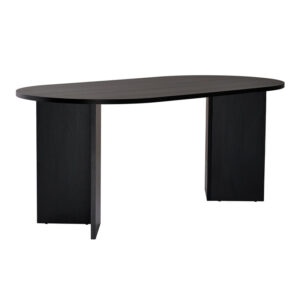 Τραπέζι Sablin Megapap χρώμα black wood 180x89,5x75εκ.