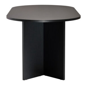 Τραπέζι Sablin Megapap χρώμα black wood 180x89,5x75εκ.