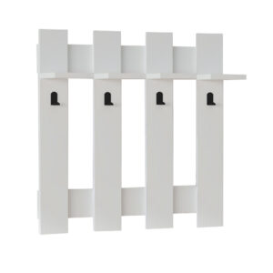 Κρεμάστρα τοίχου Carina Megapap χρώμα λευκό 70x18x70εκ.