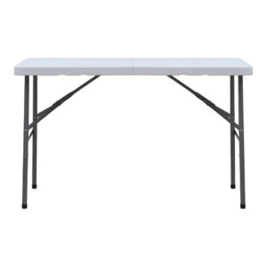 Τραπέζι catering - συνεδρίου Capri Megapap πτυσσόμενο - βαλίτσα χρώμα λευκό του πάγου 120x60x74εκ.