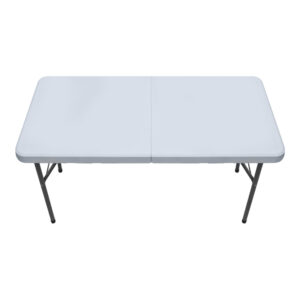 Τραπέζι catering - συνεδρίου Capri Megapap πτυσσόμενο - βαλίτσα χρώμα λευκό του πάγου 120x60x74εκ.
