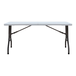 Τραπέζι catering - συνεδρίου Capri Megapap πτυσσόμενο - βαλίτσα χρώμα λευκό του πάγου 152x70x74εκ.