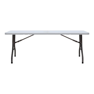Τραπέζι catering - συνεδρίου Capri Megapap πτυσσόμενο - βαλίτσα χρώμα λευκό του πάγου 183x76x74εκ.