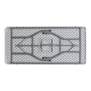 Τραπέζι catering - συνεδρίου Capri Megapap πτυσσόμενο - μονοκόμματη επιφάνεια χρώμα λευκό του πάγου 152x76x74εκ.