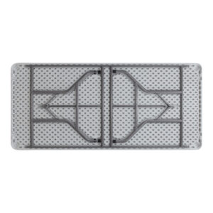 Τραπέζι catering - συνεδρίου Capri Megapap πτυσσόμενο - μονοκόμματη επιφάνεια χρώμα λευκό του πάγου 198x90x74εκ.