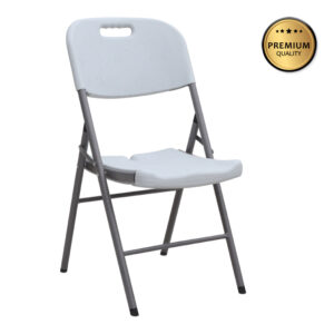 Καρέκλα catering - συνεδρίου Capri Megapap πτυσσόμενη χρώμα λευκό του πάγου 45x50x88εκ.