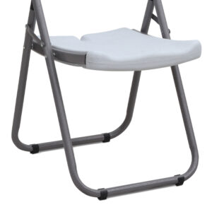 Καρέκλα catering - συνεδρίου Capri Megapap πτυσσόμενη χρώμα λευκό του πάγου 45x50x88εκ.