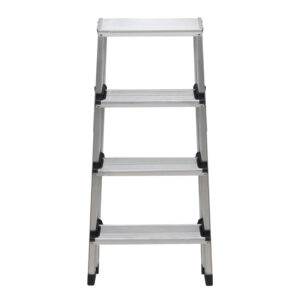 Σκάλα Double Step Perilla αλουμινίου 4+4 σκαλοπάτια 82,5εκ.
