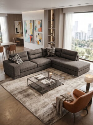 Γωνιακός καναπές Caza-Αριστερή-260φ 200β-Staxti