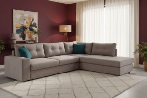 Γωνιακός καναπές Hanson-Gkri Anoixto-Δεξιά