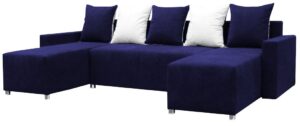 Γωνιακός καναπές Fedora-Μπλε