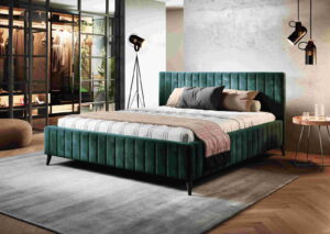 Επενδυμένο κρεβάτι Margo