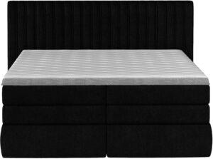 Επενδυμένο κρεβάτι Melantha με στρώμα και ανώστρωμα-160 x 200-Mauro