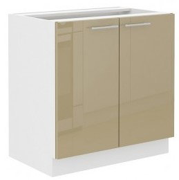 Επιδαπέδιο ντουλάπι νεροχύτη Lyona 80 ZL 2F BB-Cappuccino