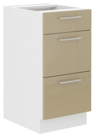 Επιδαπέδιο ντουλάπι Lyona 40 D 3S BB-Cappuccino