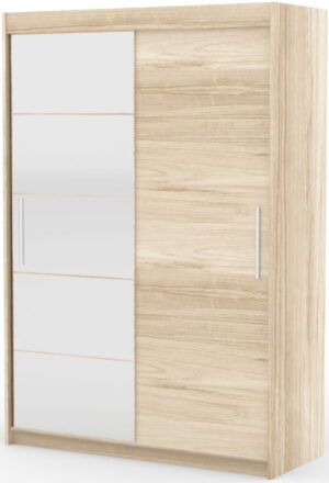 Ντουλάπα Zaist 150 συρόμενη-Fusiko