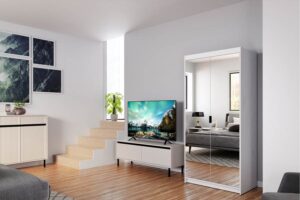 Ντουλάπα Ester 2D δίφυλλη-Leuko