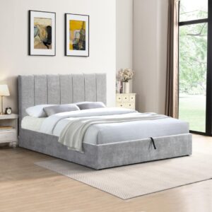 Επενδυμένο κρεβάτι Denzel-Gkri-160x200-Lift-Storage
