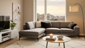 Γωνιακός καναπές Senso-Δεξιά-270φ 200β εκ.-Staxti