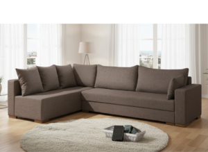 Γωνιακός καναπές Trendy-Δεξιά-285φ 185β εκ.-Staxti